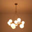 Lustre 12 roues en verre