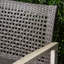 Métal gris et bois gris pour le patio, siège durable, structure avec sièges de patio en fer, structure robuste et décorations,-943518205
