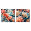 Midland - Ensemble de 2 collages carrés floraux-101862758-101862764