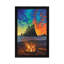 Throw The Log In - Floater Frame Print on Canvas-1860620120-1860620121