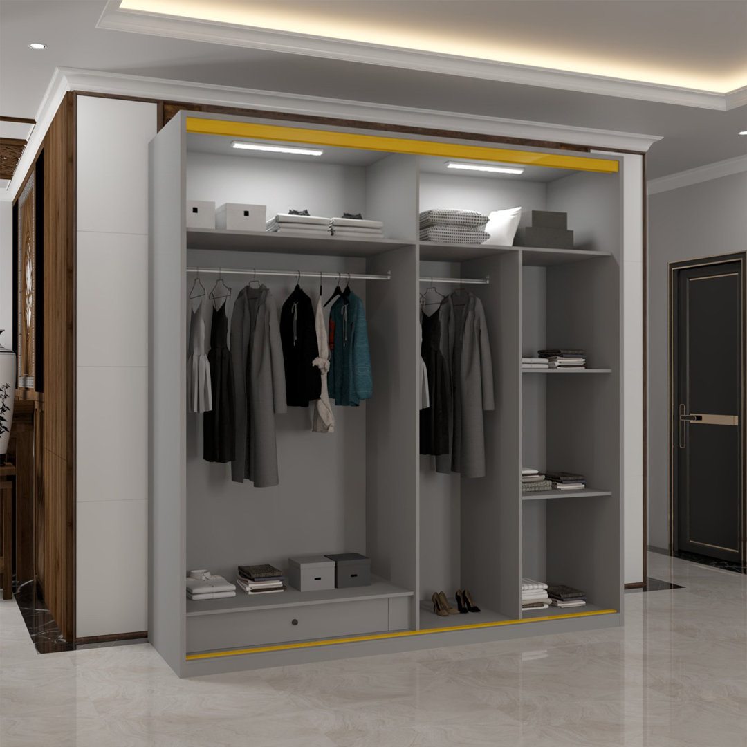 2 Door Manufactured Wood Wardrobe