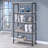 Grey Driftwood 4-shelf Bookcase-829553233