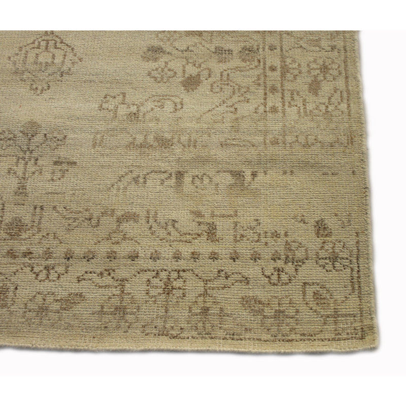 Tapis tabriz vieilli 6 po x 8 po