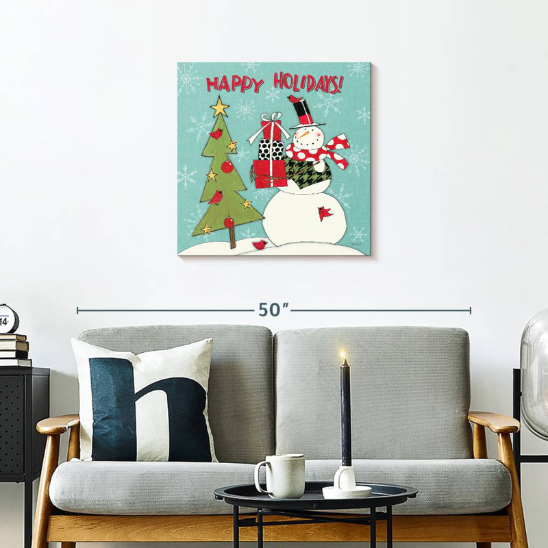Sentiments de bonhomme de neige V, H 24 po x l 24 po