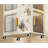 4-Tier Rolling Storage Bookcase With Wheels, Mobile  Multifunction Utility Rolling Storage Organizer