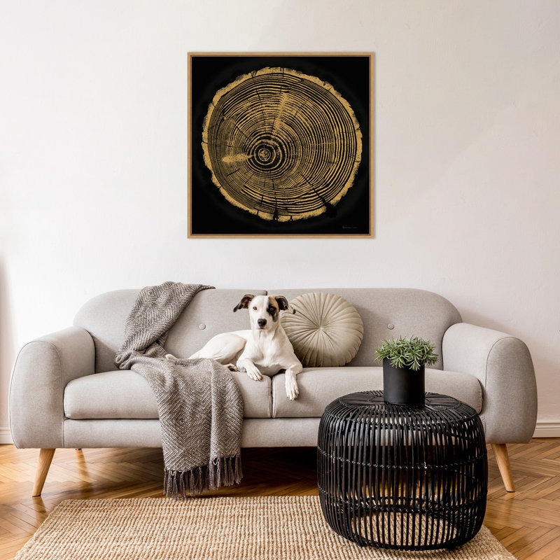 «Tree Trunk I» par Marie Elaine Cusson, reproduction d'art sur toile encadrée, H 30 po x l 30 po