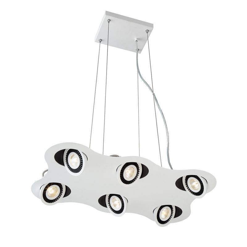 Vision 6 - Light Chrome LED Pendant