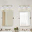 Applique murale de salle de bain 3 lumières 27 pouces en fer au fini nickel brossé-2079255060
