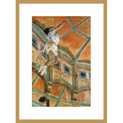 «Miss La la at the Cirque Fernando» par Edgar Degas, impression giclée encadrée