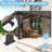 Aluminum Wall-Mounted Gazebo,Outdoor Patio Lean-to Gazebo with Roof for Garden, Lawn and Backyard-110945572