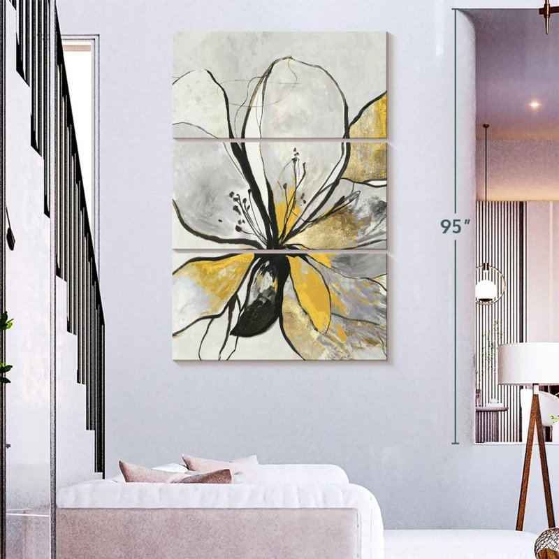 Harnek Outline Floral II, version jaune