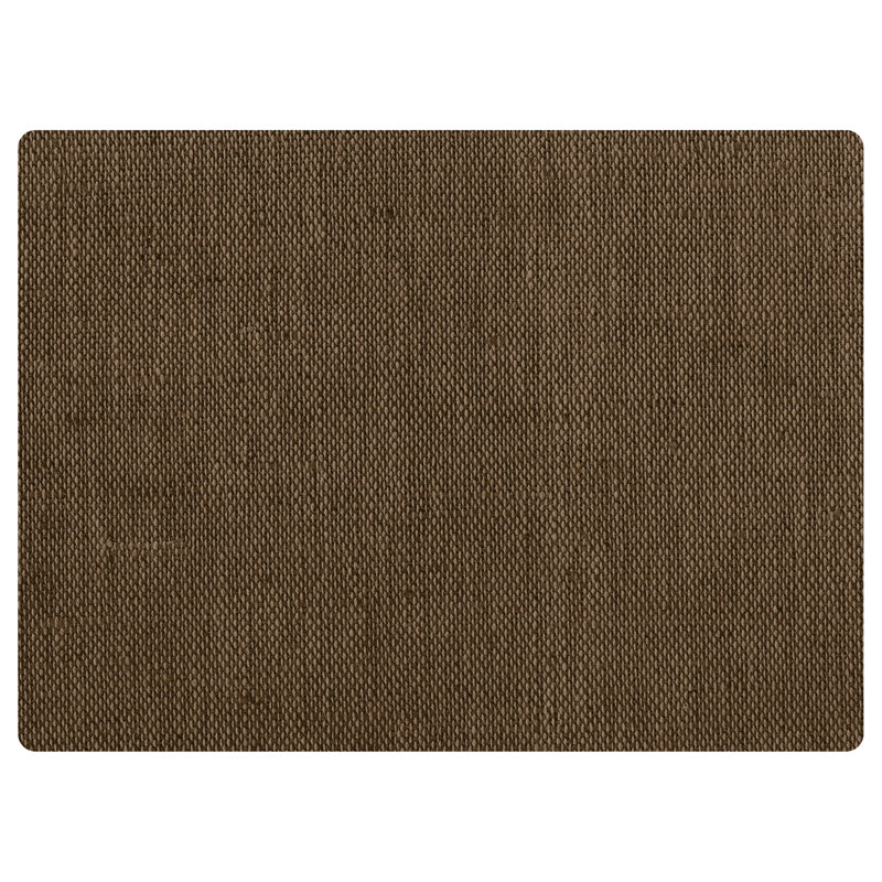 Tapis de chaise de bureau 9 à 5 35 po x 47 po Barbury Weave, Chocolat