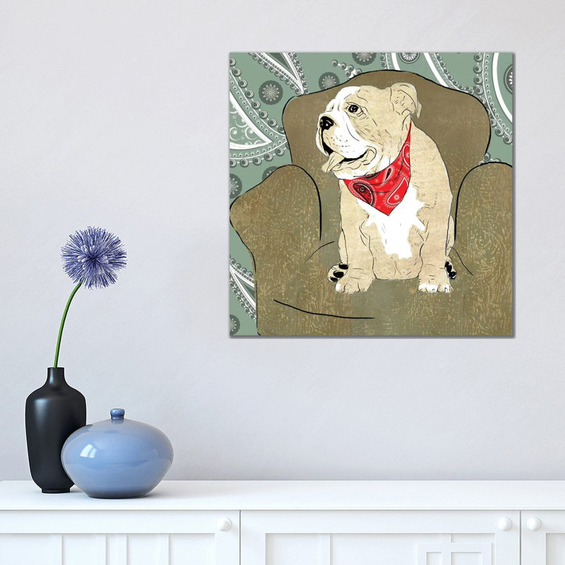 Herc by Allison Pearce - Wrapped Canvas Painting, 45.72 cm H x 45.72 cm W x 3.175 cm D