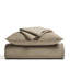 Ensemble de courtepointe 100% coton EVERGRACE Channel Stitch, couvre-lit en satin de coton prélavé, ensemble de literie 3 pièces doux et respirant avec 2 taies décoratives pour toutes les saisons-124555135-124555136
