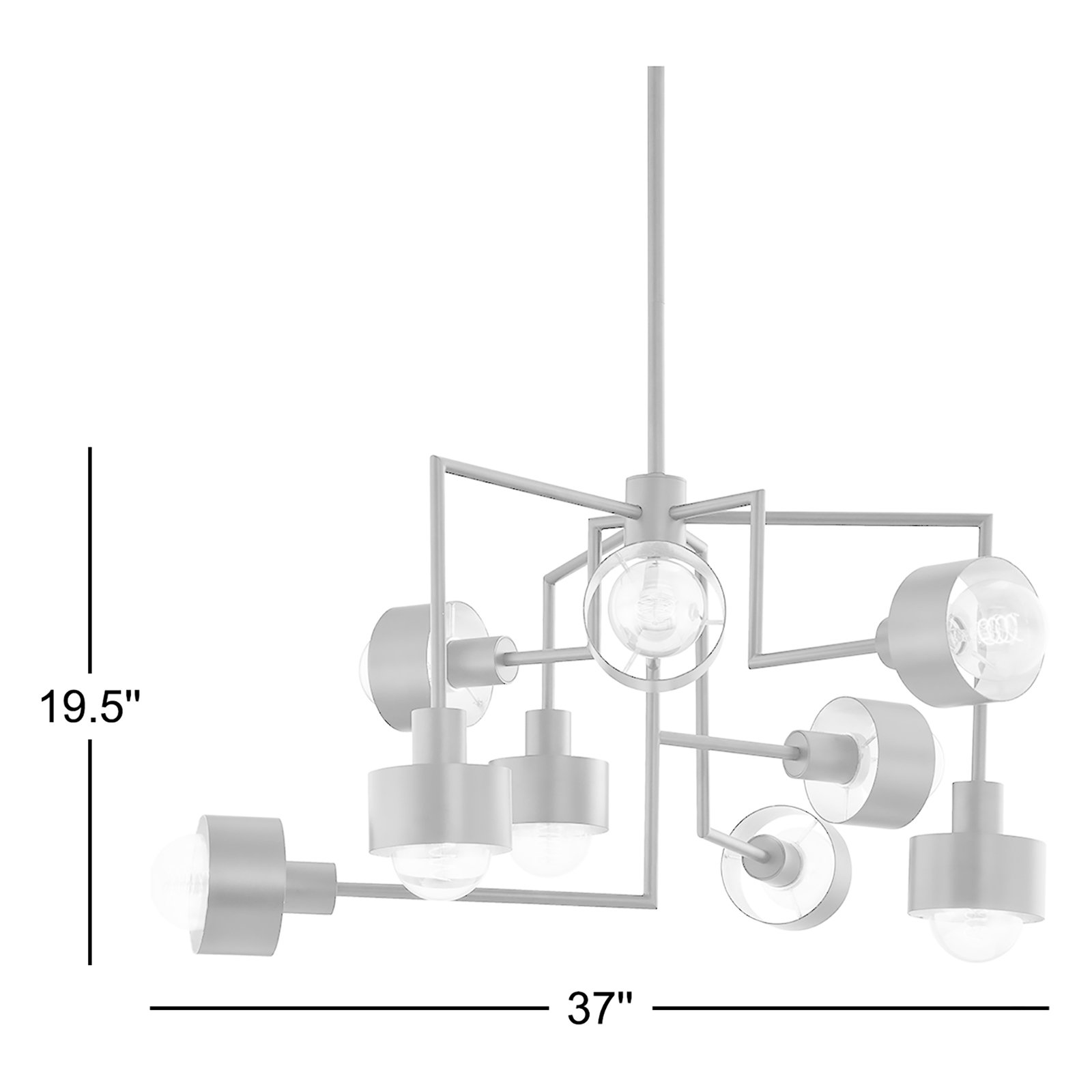 Saffir Iron 9-Light Chandelier