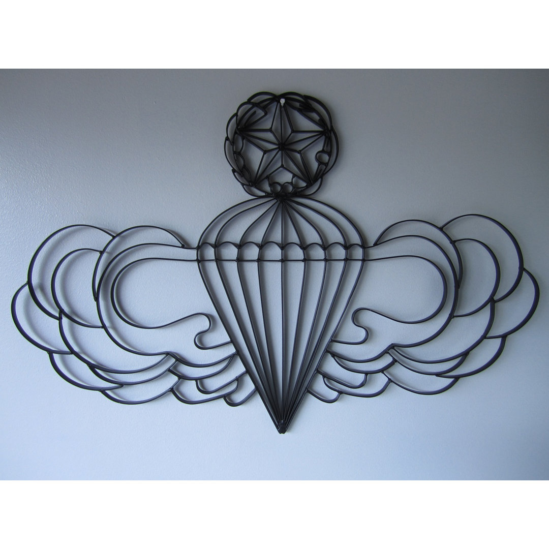 Handmade Modern Abstract Wall Decor on Metal Winston Porter