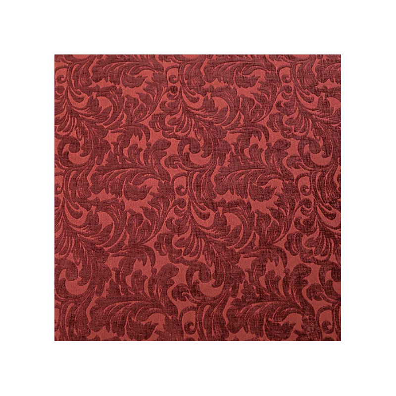 Tissu chenille Sheree, Rouge