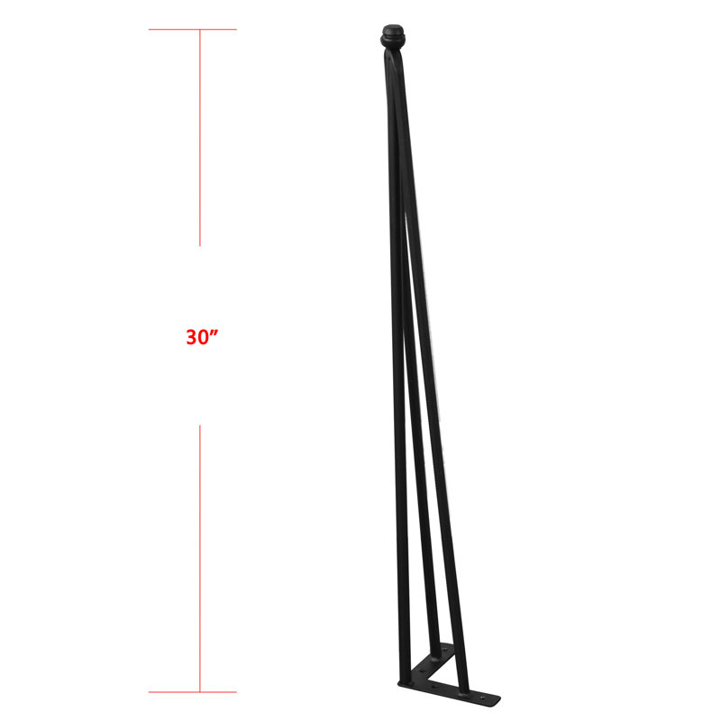 Table Leg, 38.1cm H x 12.1cm W x 12.1cm D