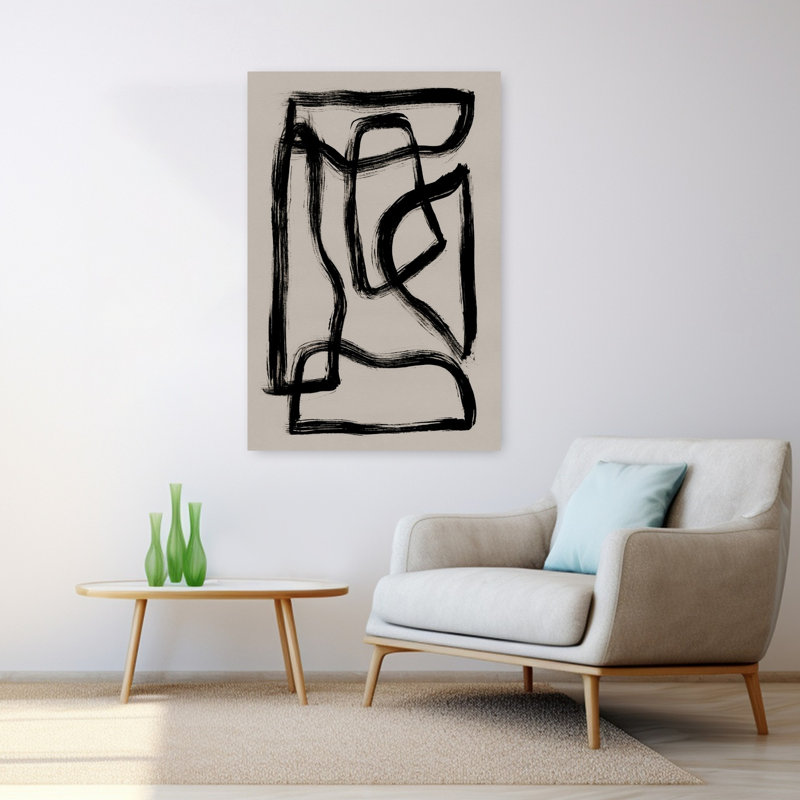 Art contemporain contemporain, H 48 po x l 32 po