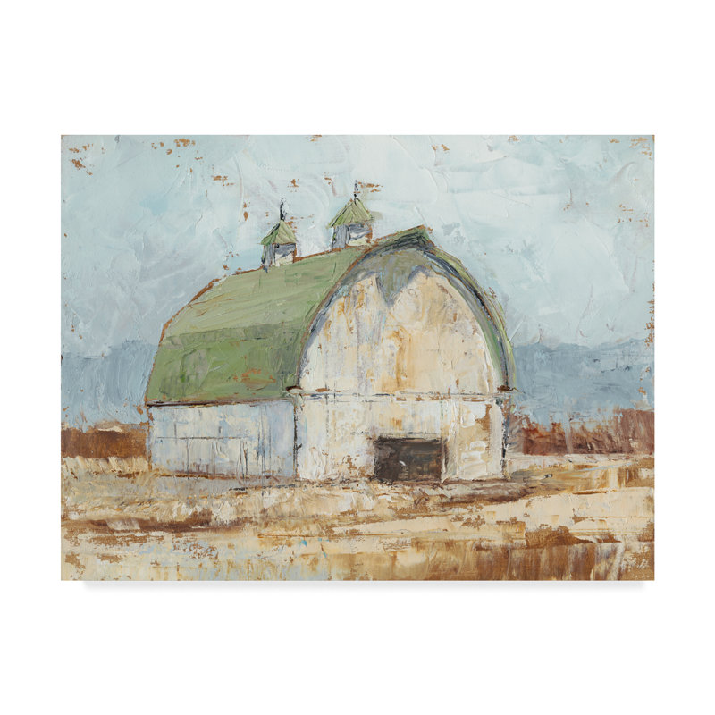 « blanchie grange iii », reproduction de peinture à l’acrylique sur toile tendue, H 18 po x l 24 po x P 2 po