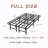 14" Platform Bed Frame No Box Spring Needed, Metal Bed Frame, Foldable Bed Frame, Easy To Assemble, Noise Free-1052075736