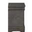 Table de chevet 2 tiroirs gris foncé