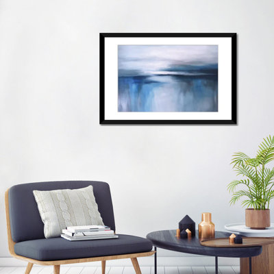 Abstrait paysage marin XXIV par Radiana Christova - Giclée sur toile tendue avec châssis