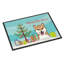 Tapis de porte pour l’extérieur anti-dérapants pour l’arbre de noël et le shiba shiba-16654833