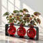 Ensemble de vases de table 3 pièces Blooms - rouge-22103951