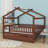 Wooden House Bed with Trundle-101824684-126131859