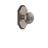 Grandeur Arc Plate Double Dummy with Fifth Avenue Door Knob