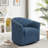Aunna Nailhead Swivel Barrel Chair-807897966