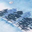 Coussin décoratif Blue Winter Wonderland-861581730