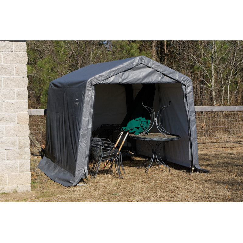 ShelterLogic Shed-in-a-Box , Grey, 20' H x 30' W x 20' D