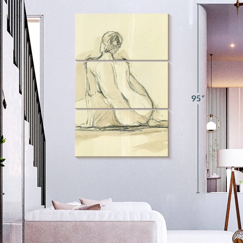Étude de figure neutre Leisha II, H 74 po x l 48 po