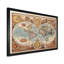 Ancienne carte du monde, reproduction d'art sur toile-59624841-59624845