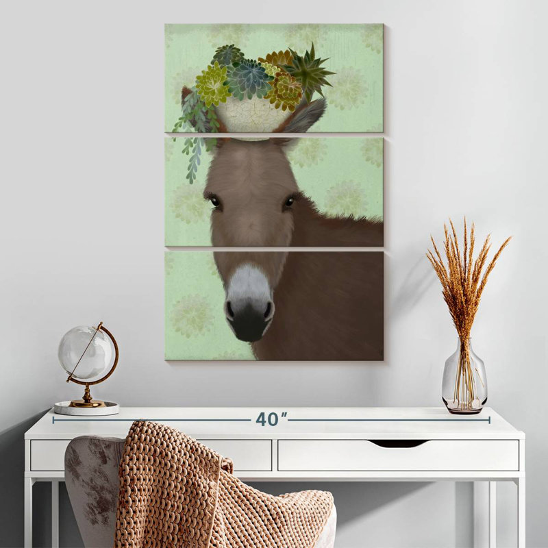 Brampt Donkey Succulent, 32" H x 20" W