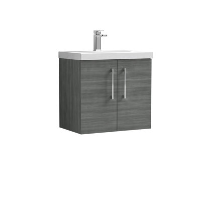 Arno 610mm Single Bathroom Vanity with Integrated Vitreous China Basin