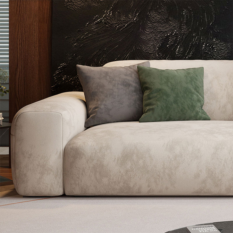 Coussin modulaire beige en polyester, 4, H 30,71 po x l 118,11 po x P 38,58 po