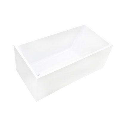 47" x 29" Freestanding Soaking Acrylic Bathtub