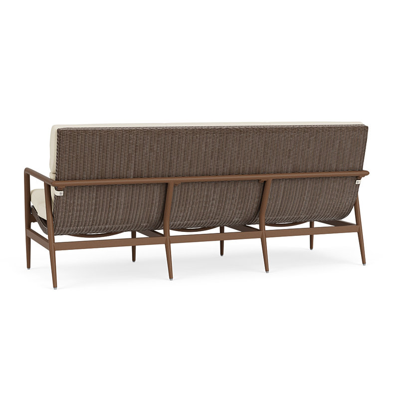 Cascade Outdoor 3 - Seat Patio Sofa, Sailcloth Sailor, Bark