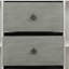 Desserte rustique gris et blanc vieilli