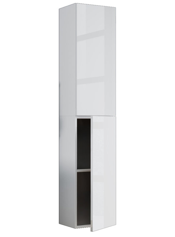 Aysheia Bathroom Cabinet, White