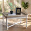 Table basse avec plateau en bois de sapin l 33 po x P 33 po x H 19 po Alcott
