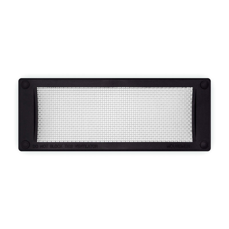 Symple Stuff 25.5cm L Vent Cover, 1.3cm H x 25.5cm L x 10.5cm W, Black