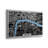 London Aerial Map - No Frame Print on Metal