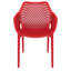 Chaise de salle à manger d'extérieur empilable Farrah-382686948
