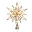 10-Light 12-Point Capiz Star and Center Gem Tree Topper
