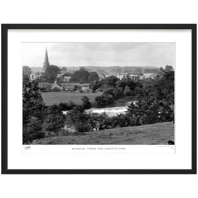 Masham, From The Grotto 1908 - Single Picture Frame Print