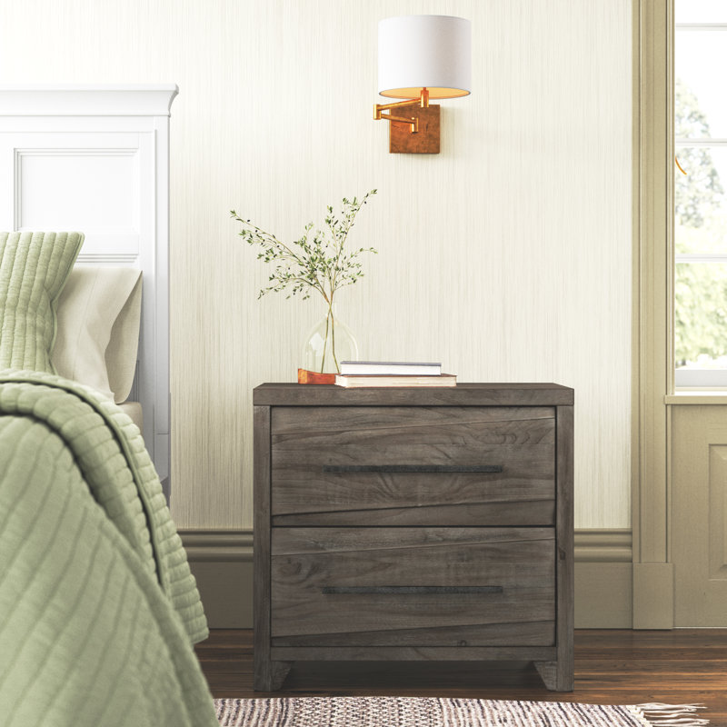 Fidelina 28'' W Solid Wood Nightstand